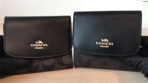 fake coach wallet vs real